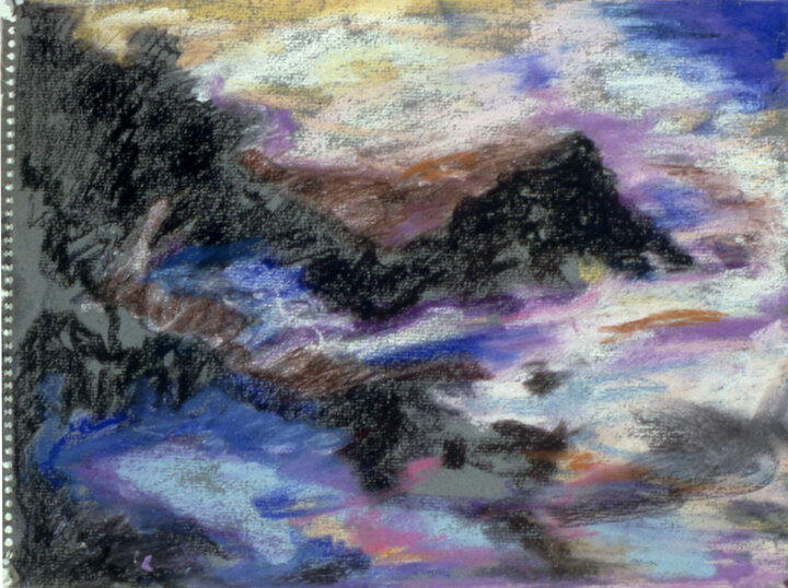 Haleakala Study, #14, 9 x 12 in.