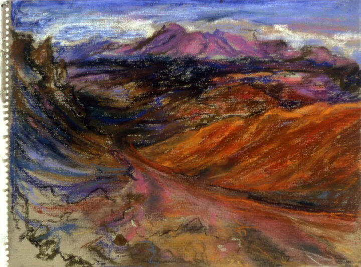 Haleakala Study, #12, 9 x 12 in.