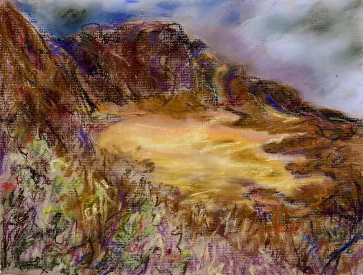 Haleakala Study, #9, 9 x 12 in.