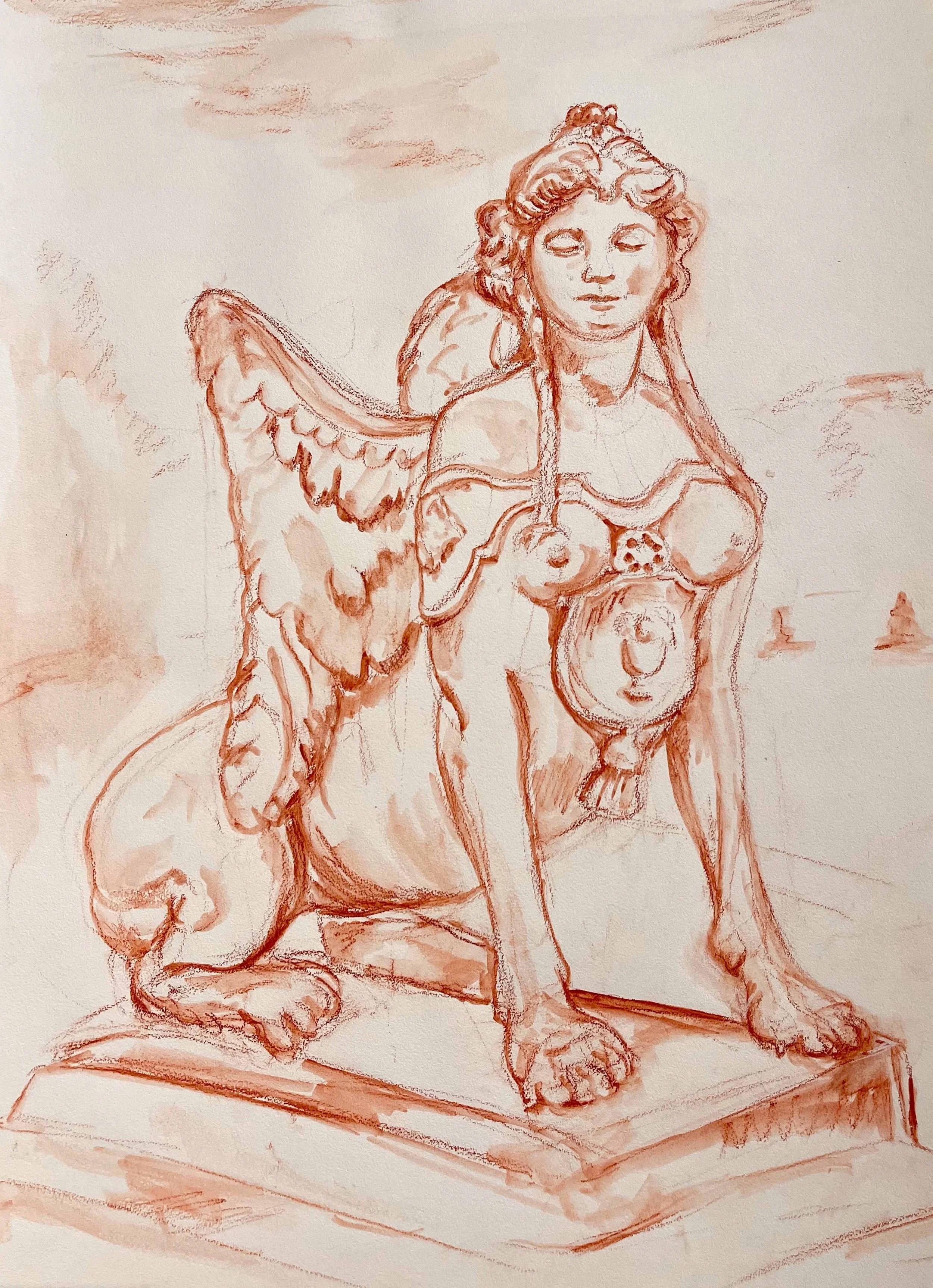 Vienna, Spnix #4, 22 x 16.5 in