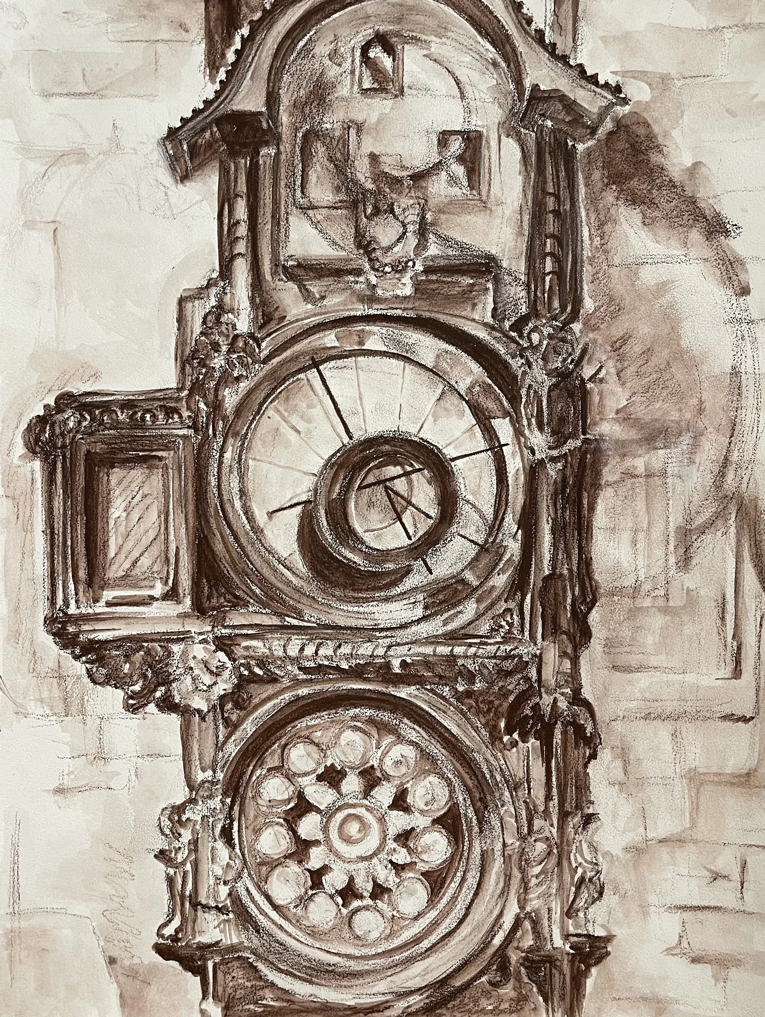 Vienna, Ankeruhr, 22 x 16.5 in