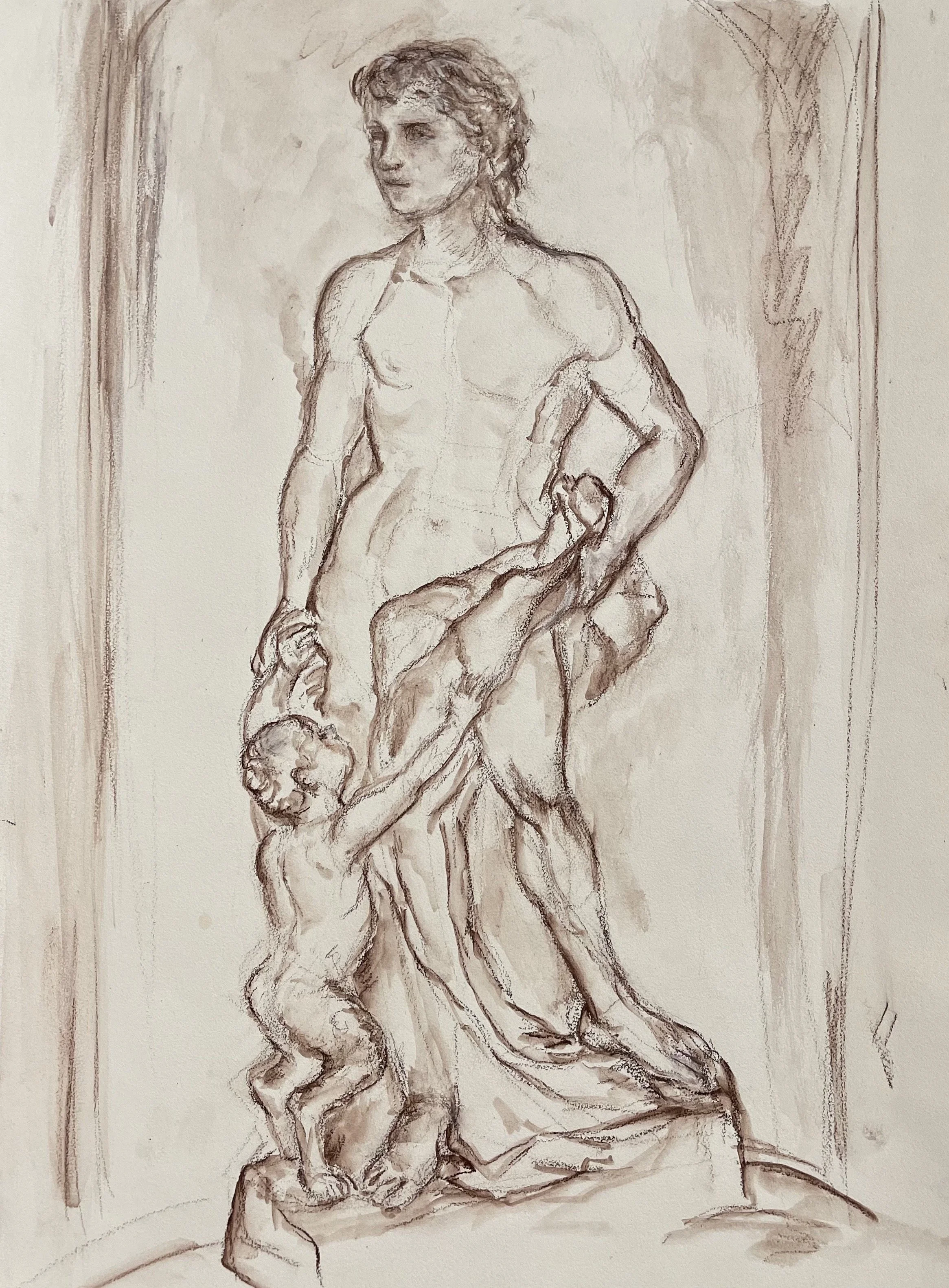 Vienna Study, 22 x 15.5 in