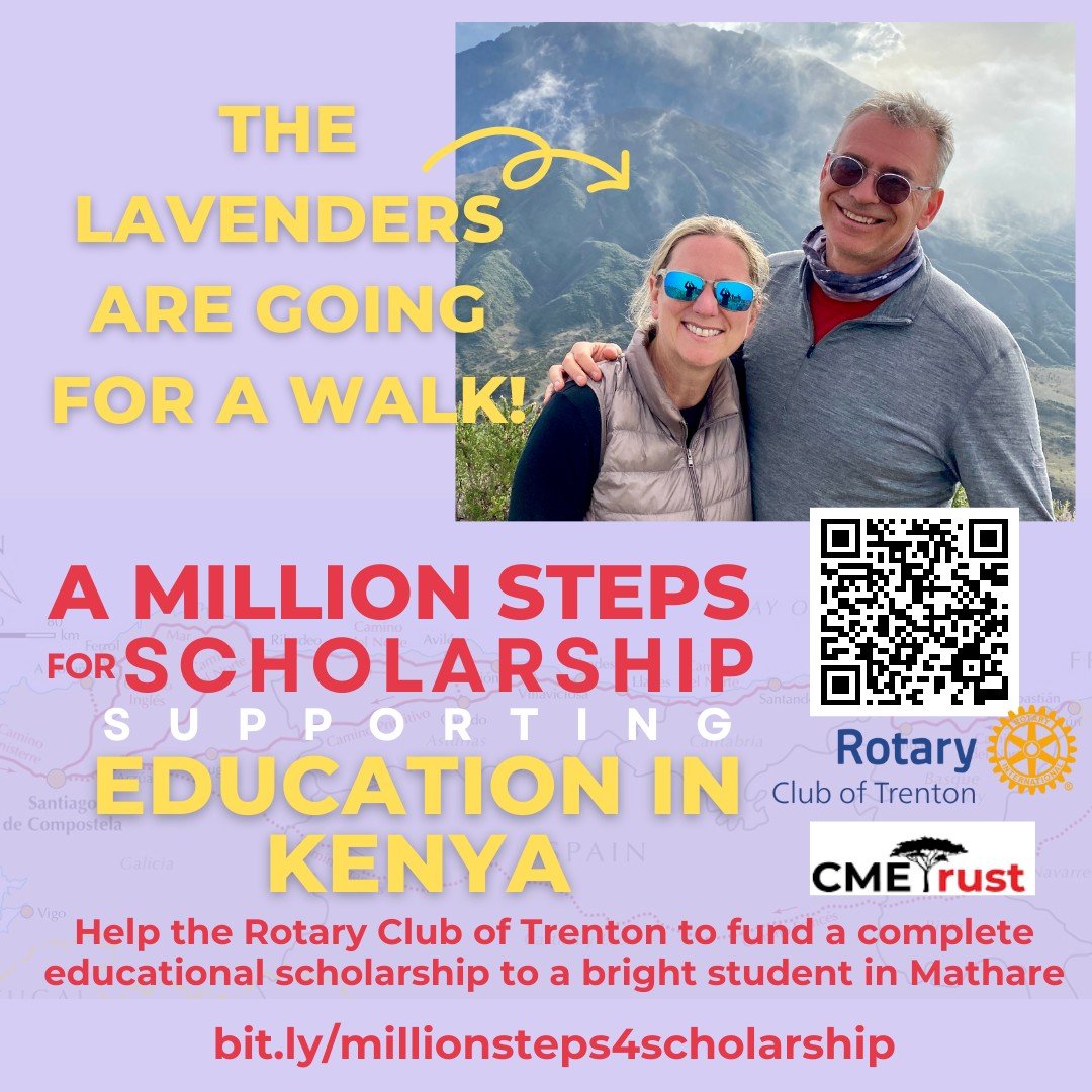 Your support is going to do something truly GOOD in the world. Thank you!! bit.ly/millionsteps4scholarship
#amillionstepsforscholarship  #kenya #lavenderlanemedia #CMETrust