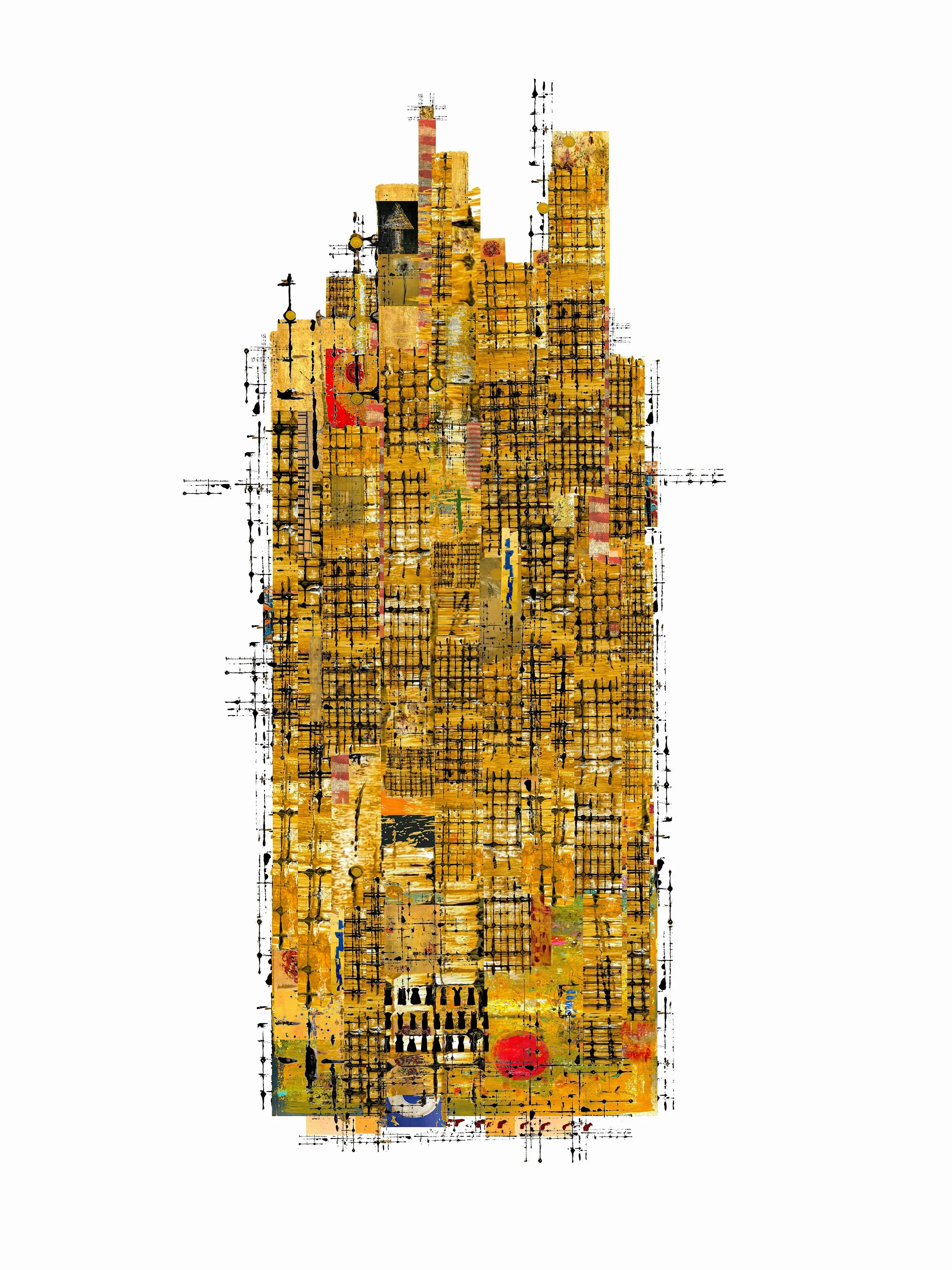 Empire…   2026   52cm H x 38cm W    mixed media on paper