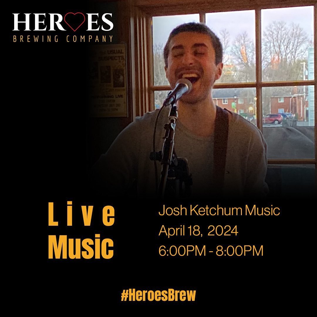 It&rsquo;s going to be a #LiveMusicWeekend! Join us Thursday at 6 for @joshez23 on the guitar and vocals. And on Friday at 6, Ethos Unplugged joins us again to show off this trio&rsquo;s talent. Toast these great musicians with us. 🍻 #HeroesBrew #th