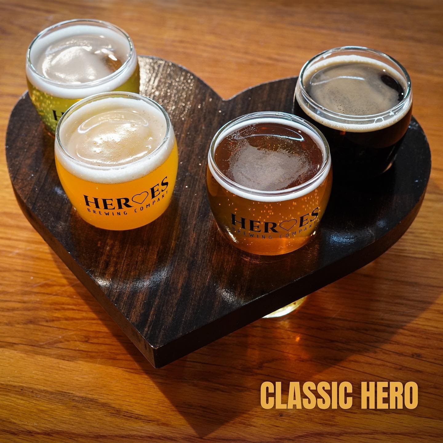 What kind of hero are you? Starting TODAY we are expanding our flight options. Sometimes 4 just isn&rsquo;t enough to taste the wide variety of #HeroesBrew. Enjoy a Classic Hero, Everyday Hero, Superhero, or Epic Hero&mdash;flights of 4, 8, 12 or 16 