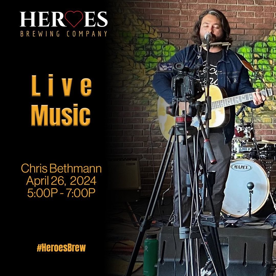 @chrisbethmannmusic is BACK this Friday 4/26! @RochesterCityNewspaper said &ldquo;Chris Bethmann is a storyteller at heart, capable of producing countrified ingenuity in an ever-changing world.&rdquo;Join us for a great night of music. #iloveroc #roc