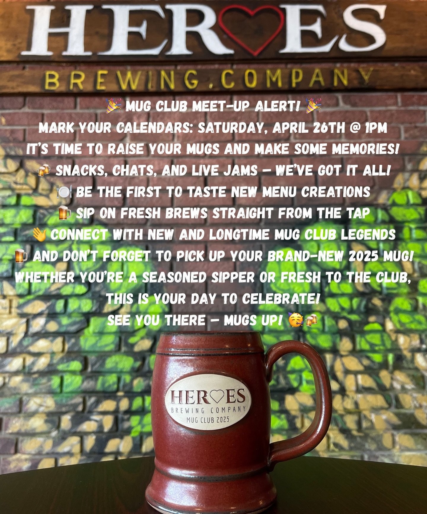 This Saturday in the taproom!! 🍻