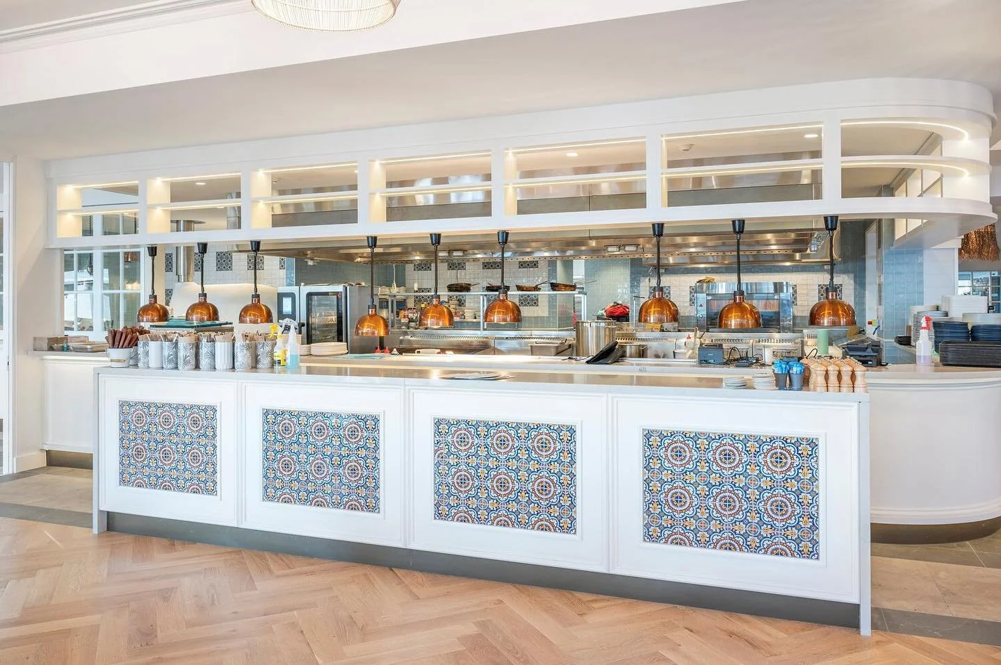Beachcomber Hotel
Installation of over 4000 sqm of tiling completed at Beachcomber Pub, Toukley. Working with tight deadlines, saw an average man count of 15 tilers, daily, till project completion. 
Extensive tiling work ranging from Sandstone Pavin