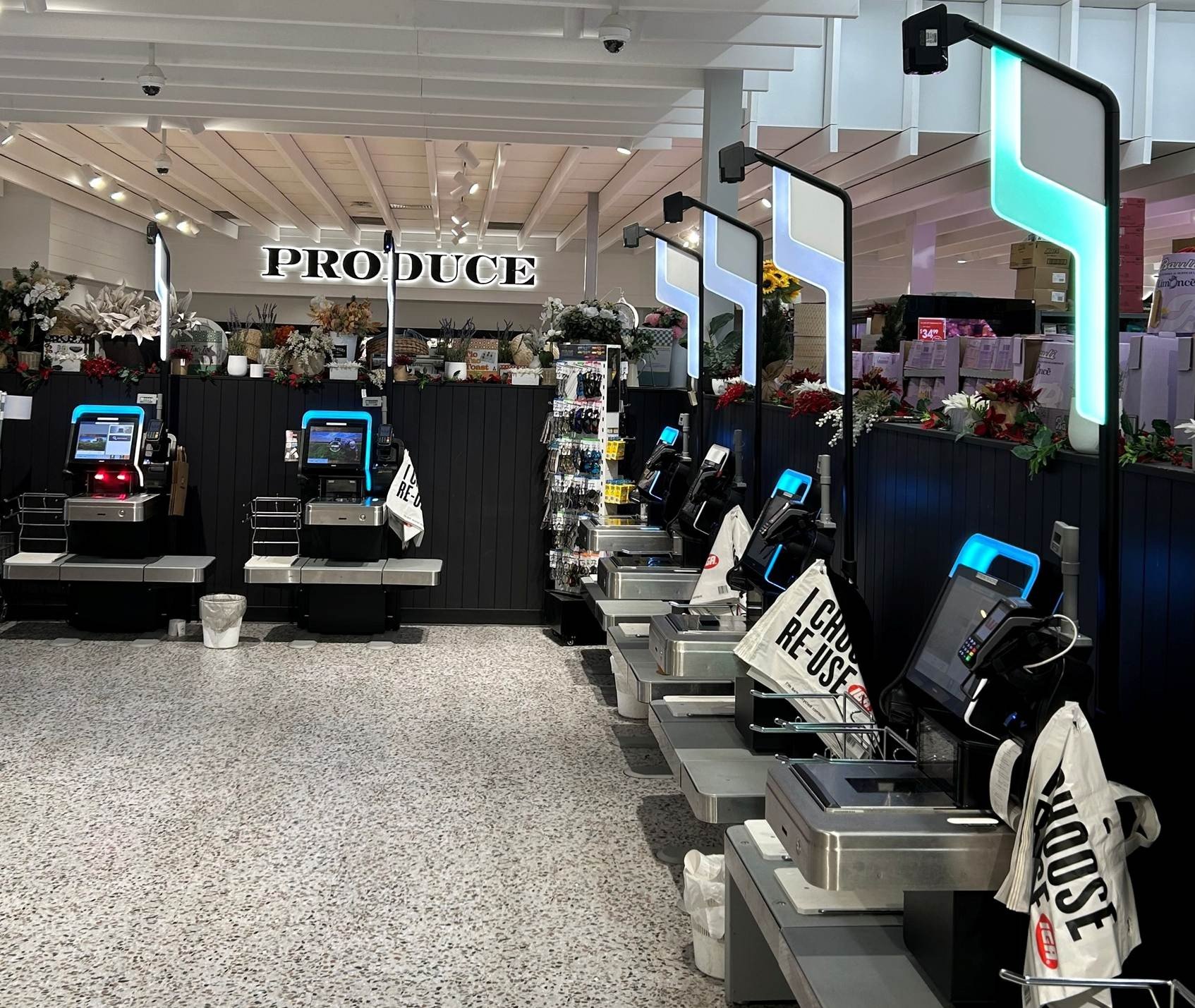 IGA Breakfast Point implements Worldsmart POS and Loyalty Solutions AI Driven Self Checkout Loss Prevention and Produce Recognition Technology