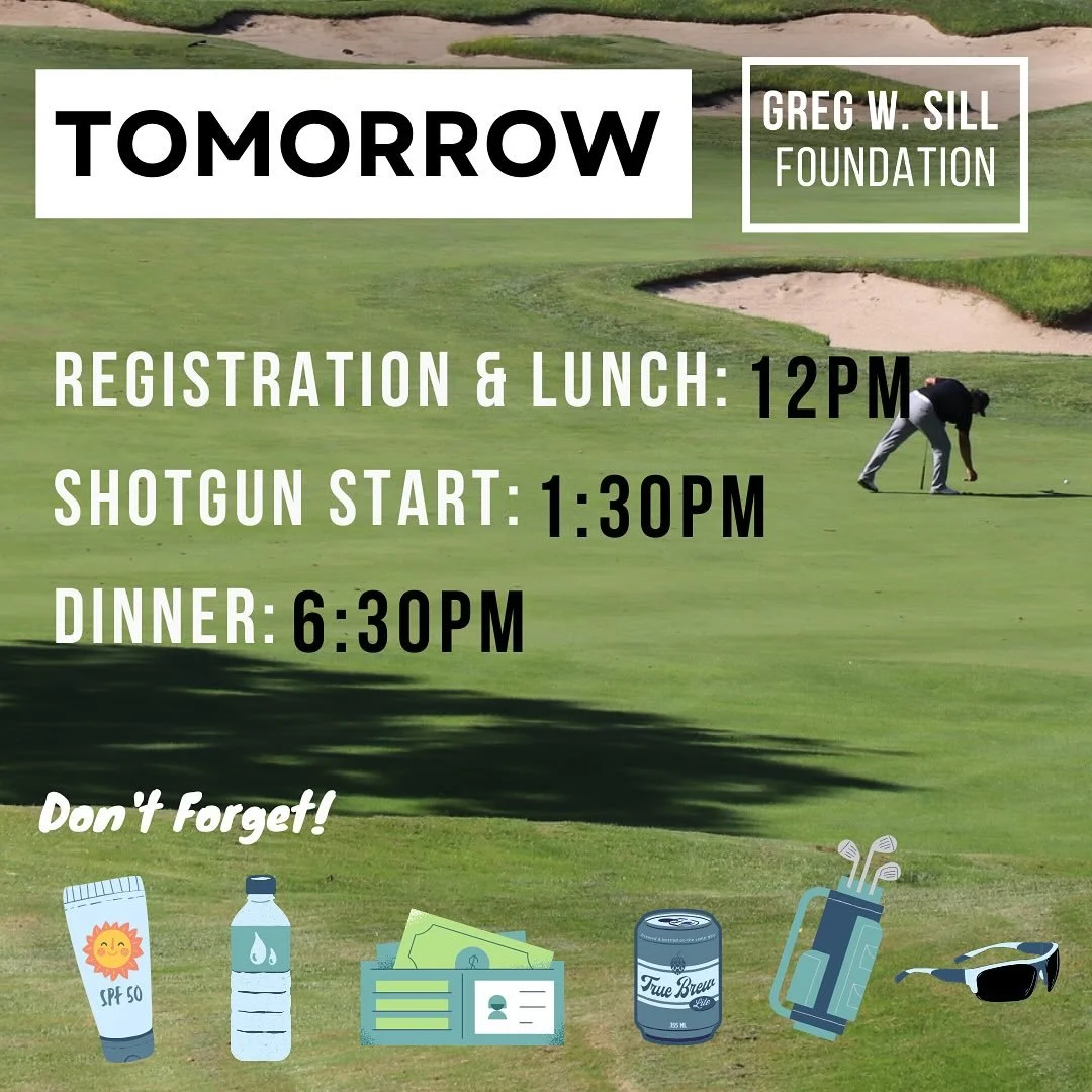 Tomorrow is our 4th annual golf outing!! ⛳️ We&rsquo;re so excited to have a great day out on the course with all of you! See you at 12 for registration and lunch🩵🏌️