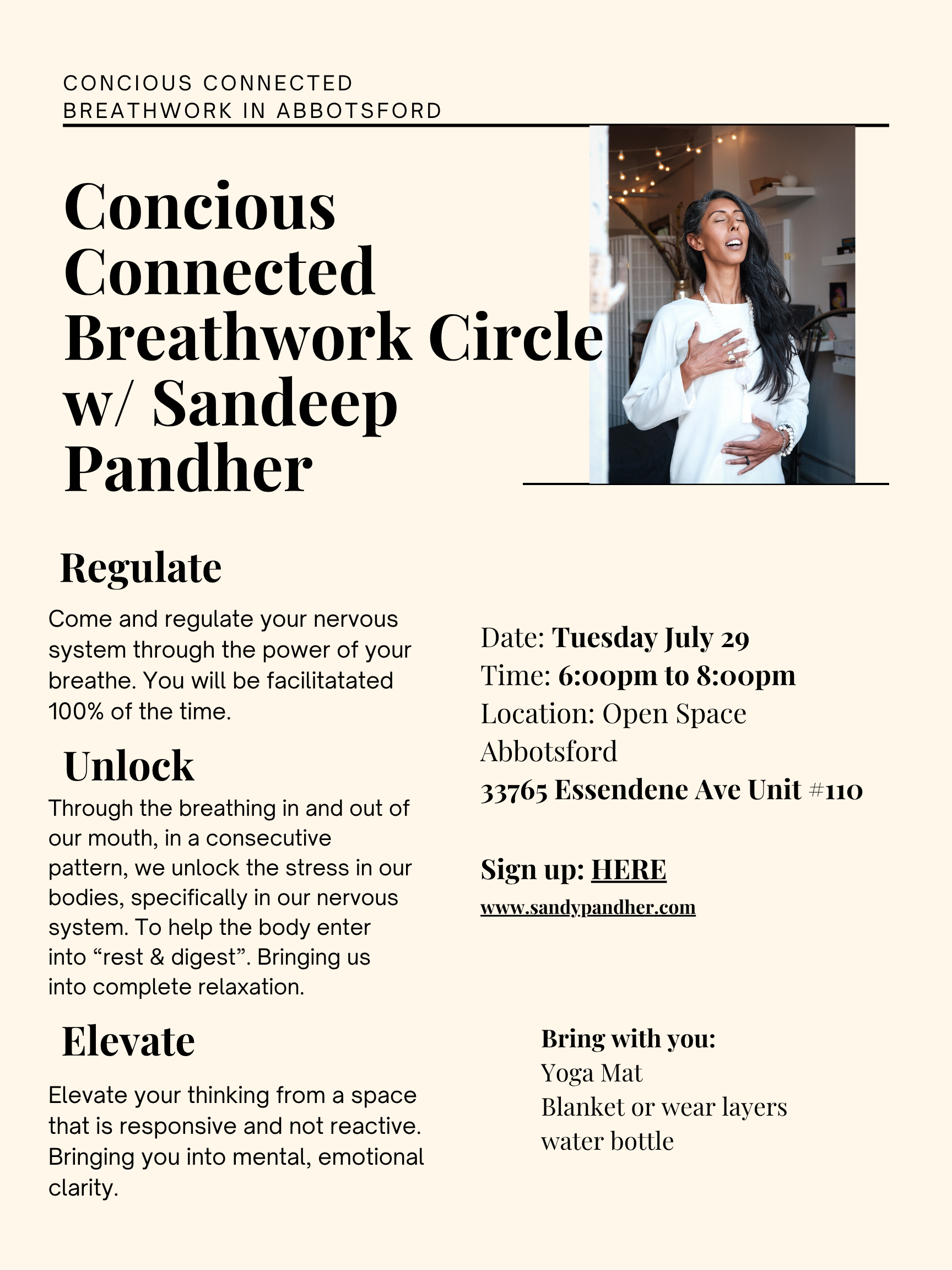 Conscious Connected Breath Circle Abbotsford