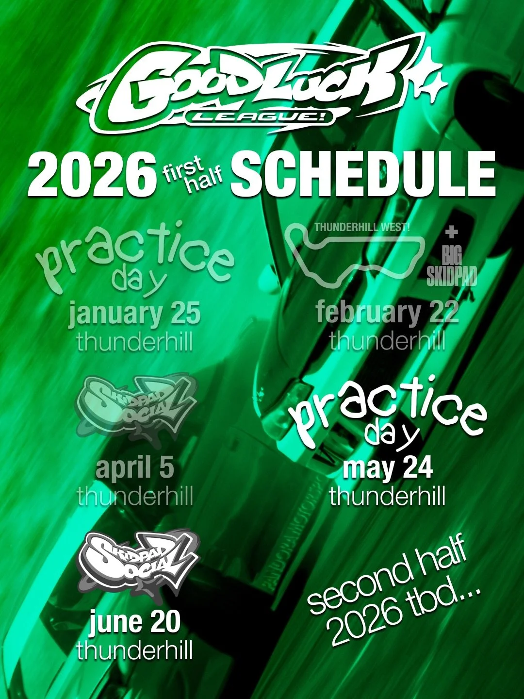 Up next: Practice Day May 24

The event is sold out, message to get on the waitlist. 

We&rsquo;re almost halfway through the year!