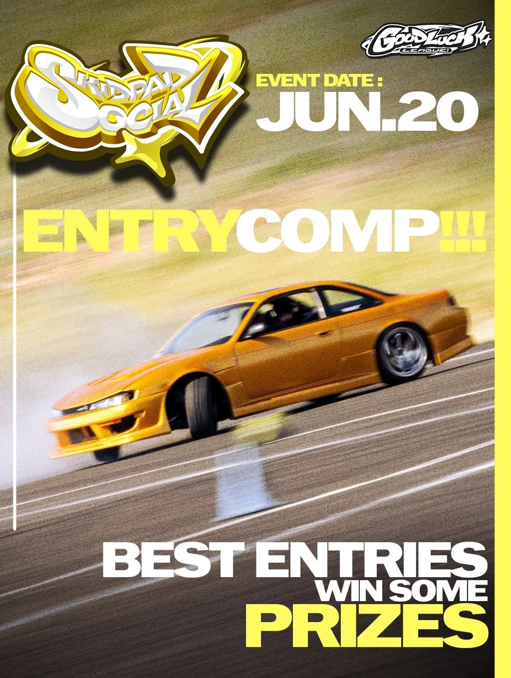 Entry comp at the June Skidpad Social!

In an effort to continue to push drivers to progress and excel, we&rsquo;ll be doing different mini comps during Skidpad Social events. For June, we&rsquo;ll be having an entry comp.

Spots still available, reg
