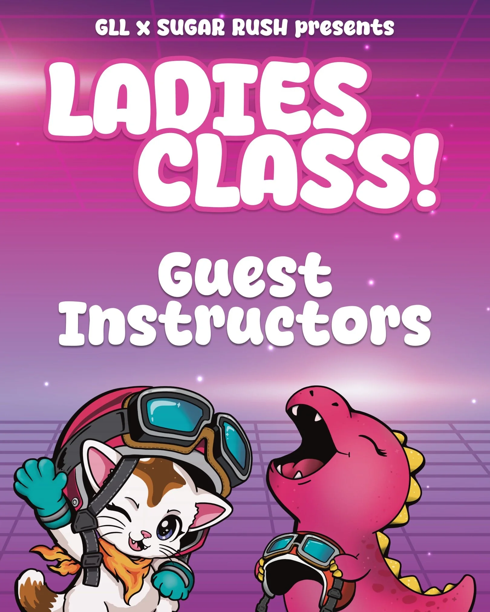 Presenting your guest instructors for Ladies Class!

@driftqueen is an OG of the drift scene. She&rsquo;s previously competed in Formula D, as well as founded and runs the first US all-women&rsquo;s drift team and program Drifting Pretty. She also ru