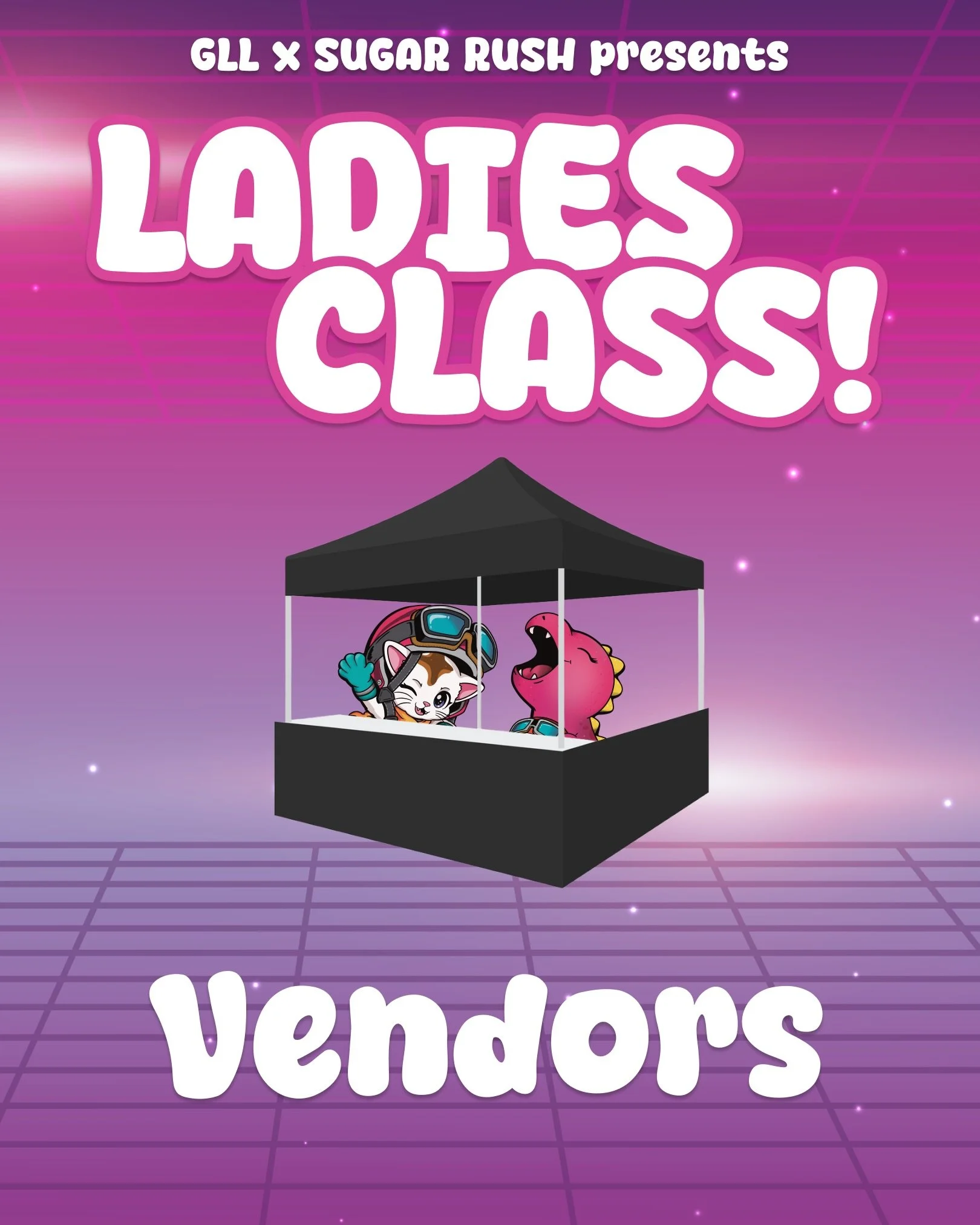 Come check out all of these awesome businesses this Sunday! Spectators are free and welcomed, come and support the ladies!