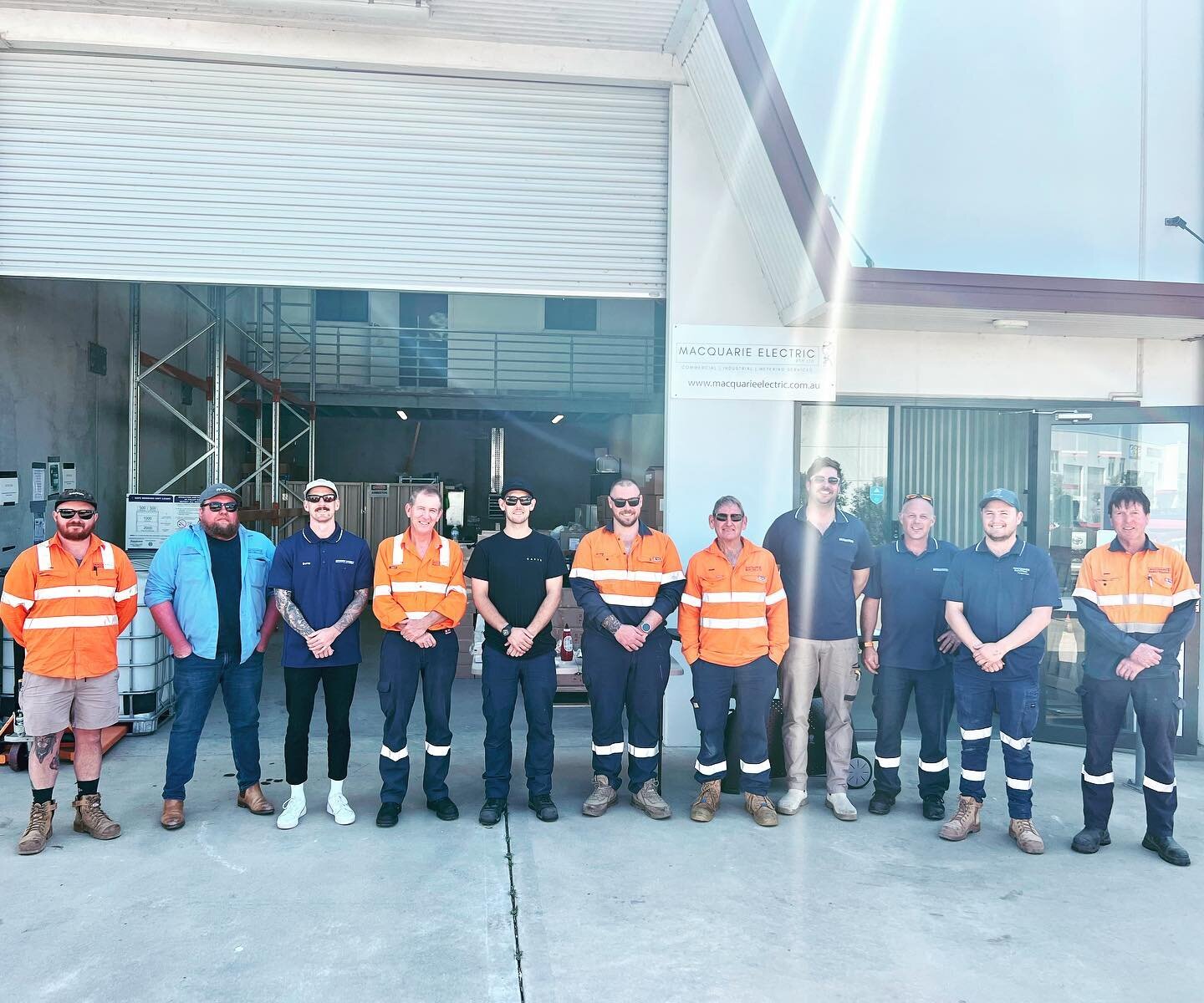 A safety training day for all of our supervisors at the Macquarie Electric shed in Newcastle 💡