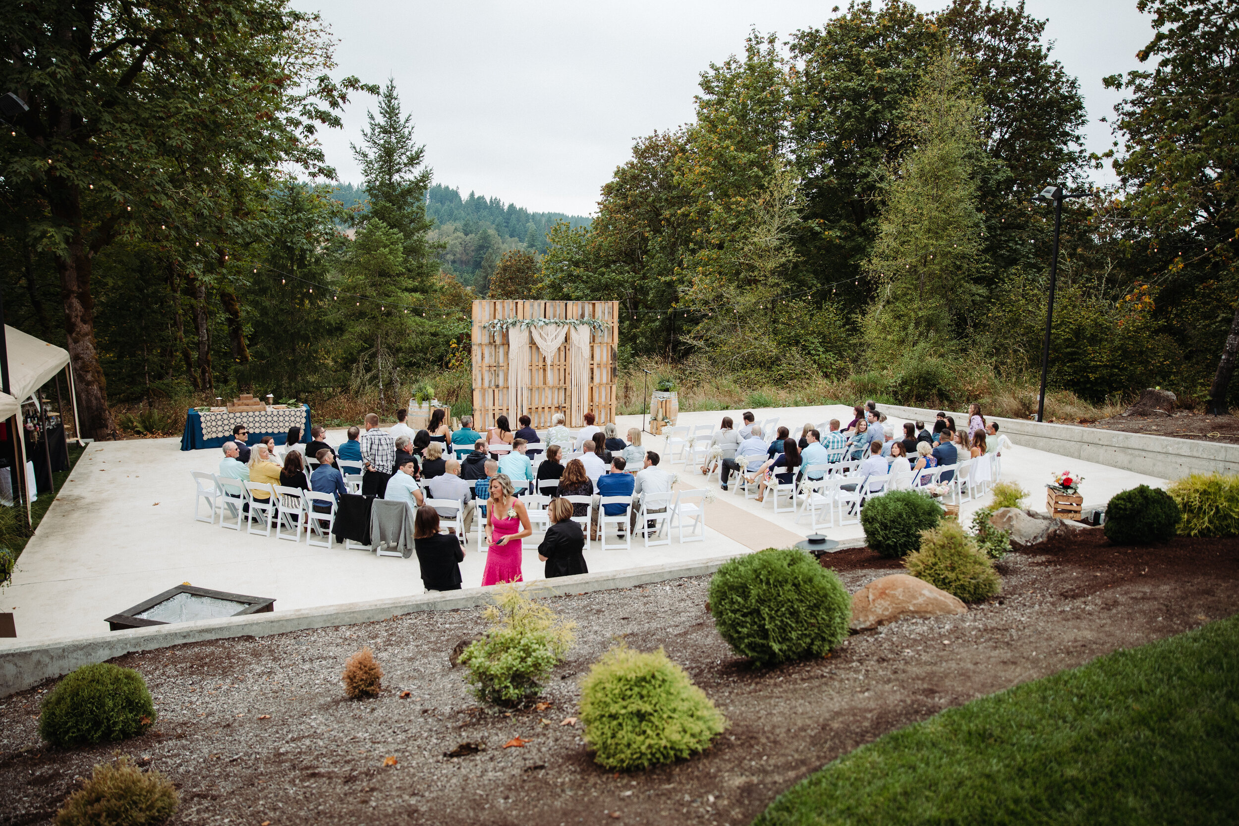 Taylor &amp; Josh wedding ceremony guests // Portland Oregon