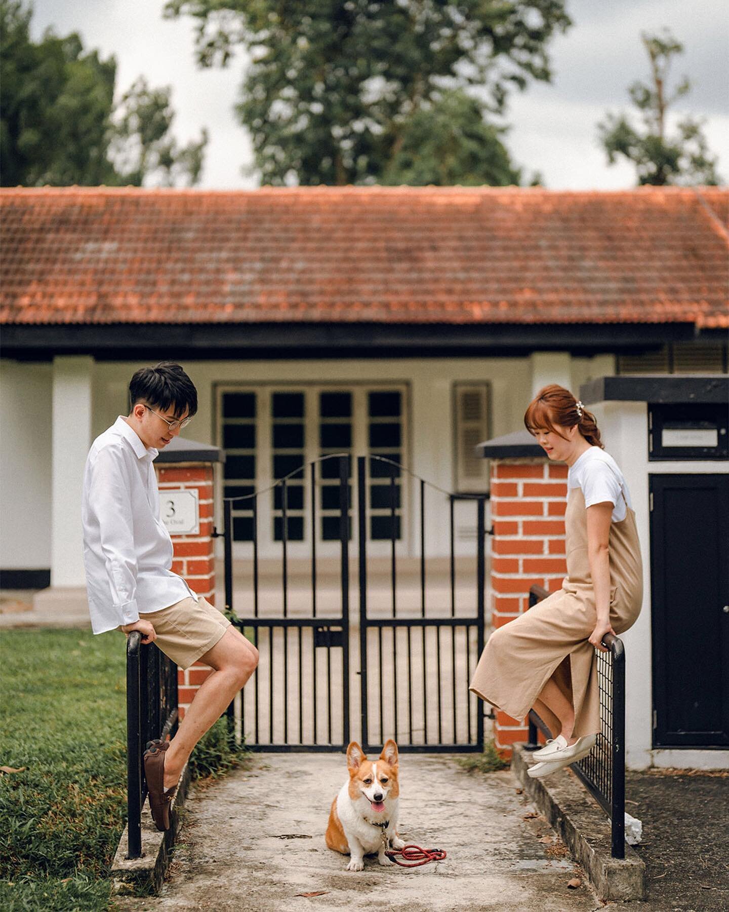 S &amp; B || Our hearts are just melting for this adorable couple and their pup 🥹❤️

📸 @michael.heystranger