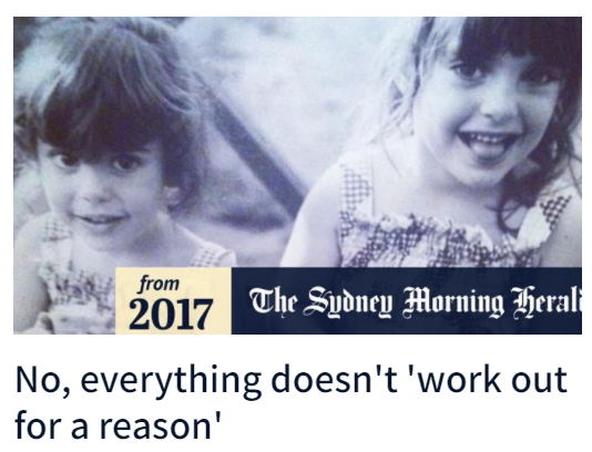 "When we insist on putting a positive spin on tragedy, we are refusing to acknowledge people's pain and grief. We are so terrified of emotion we cut it off with a catchphrase, anything to avoid having to bear witness to human suffering."