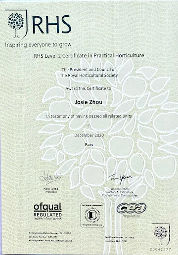 RHS Level 2 Practical of Horticulture