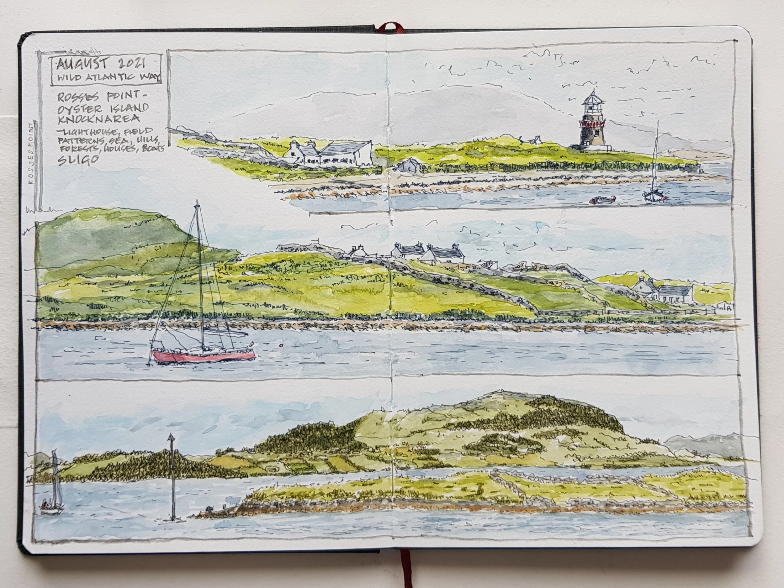 Rosses Point; Pen & Wash