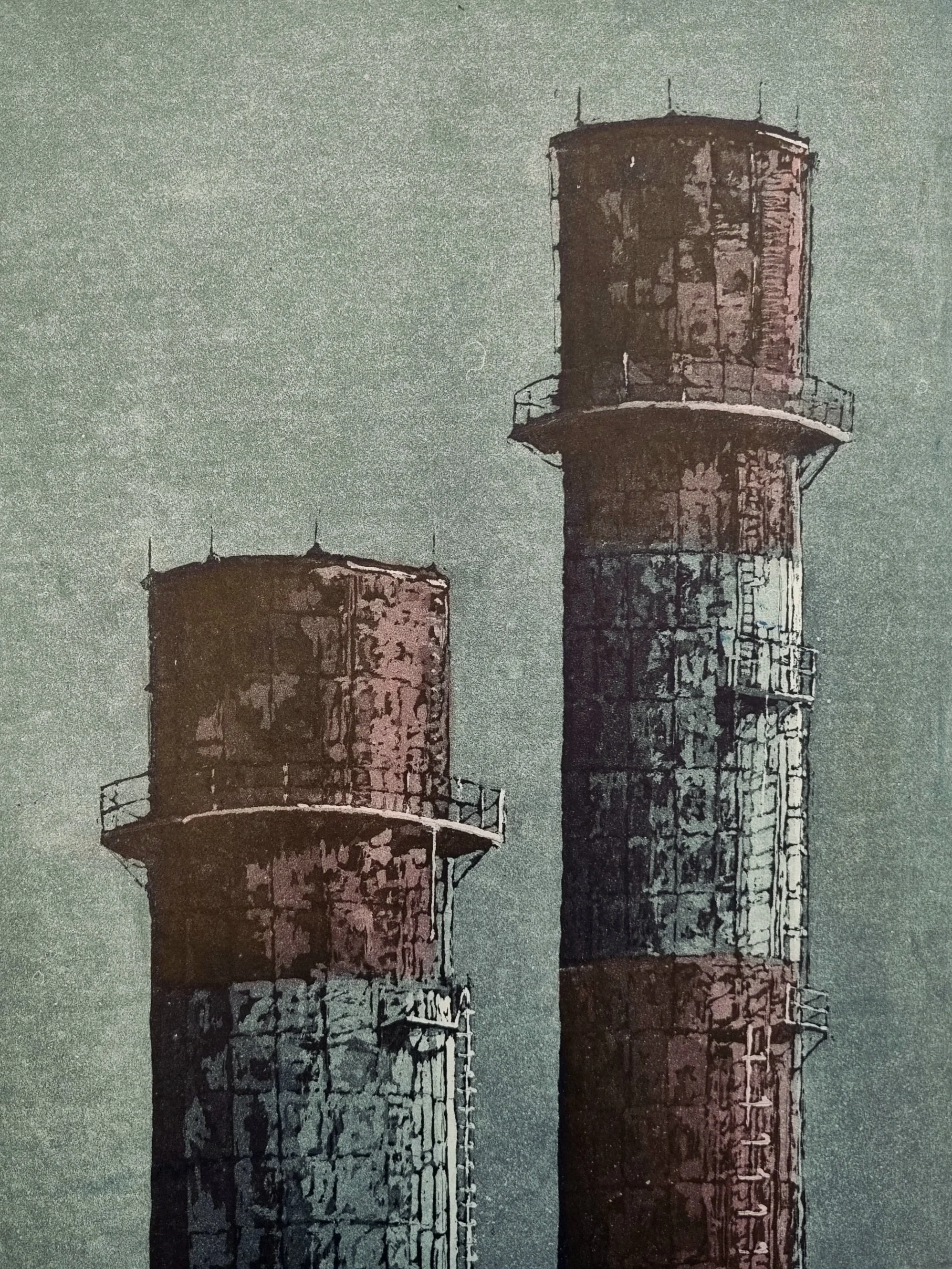 Chimneys at Dusk
24 x 18cm