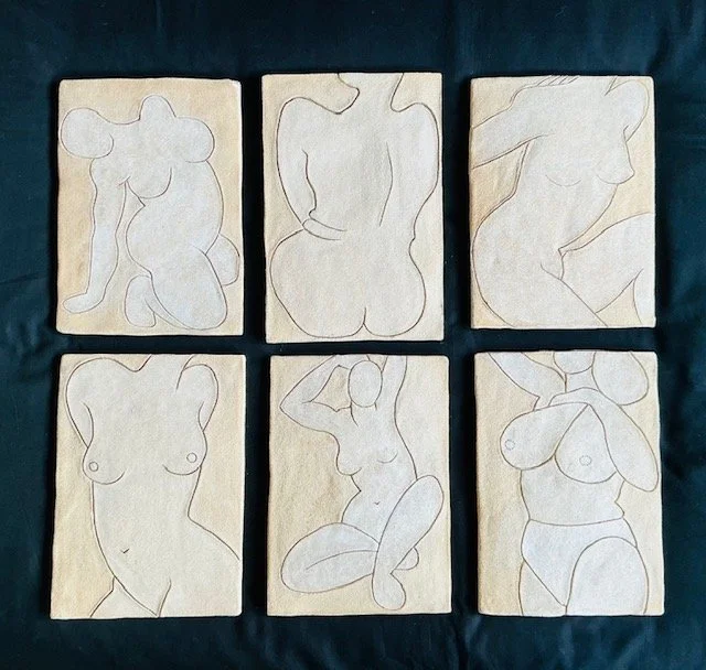 Tesni Bornemann - Series of six ceramic sketches