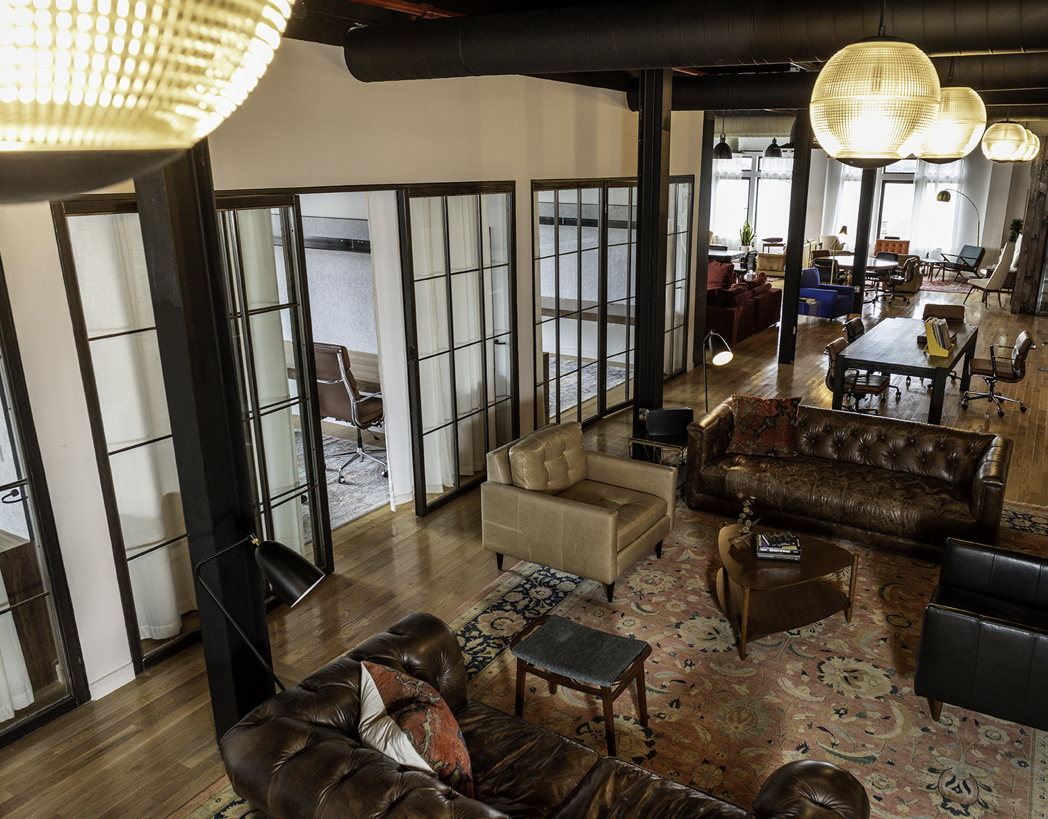 An exclusive look at the fully furnished common area of Sweven!