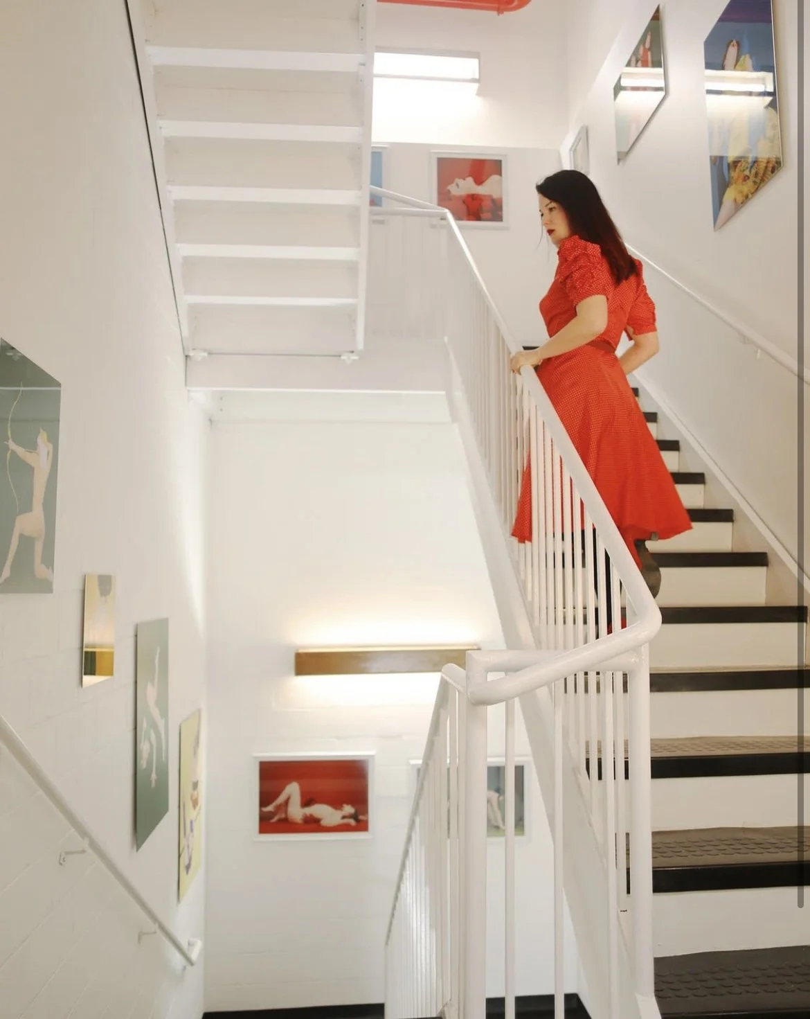 French Multimedia Artist Nathalie DeZan - Sweven's first Artist in Swevendence -  prepares her work for her largest exhibition to date in the United States, "Artistic Amaze: Stories and Creatures".