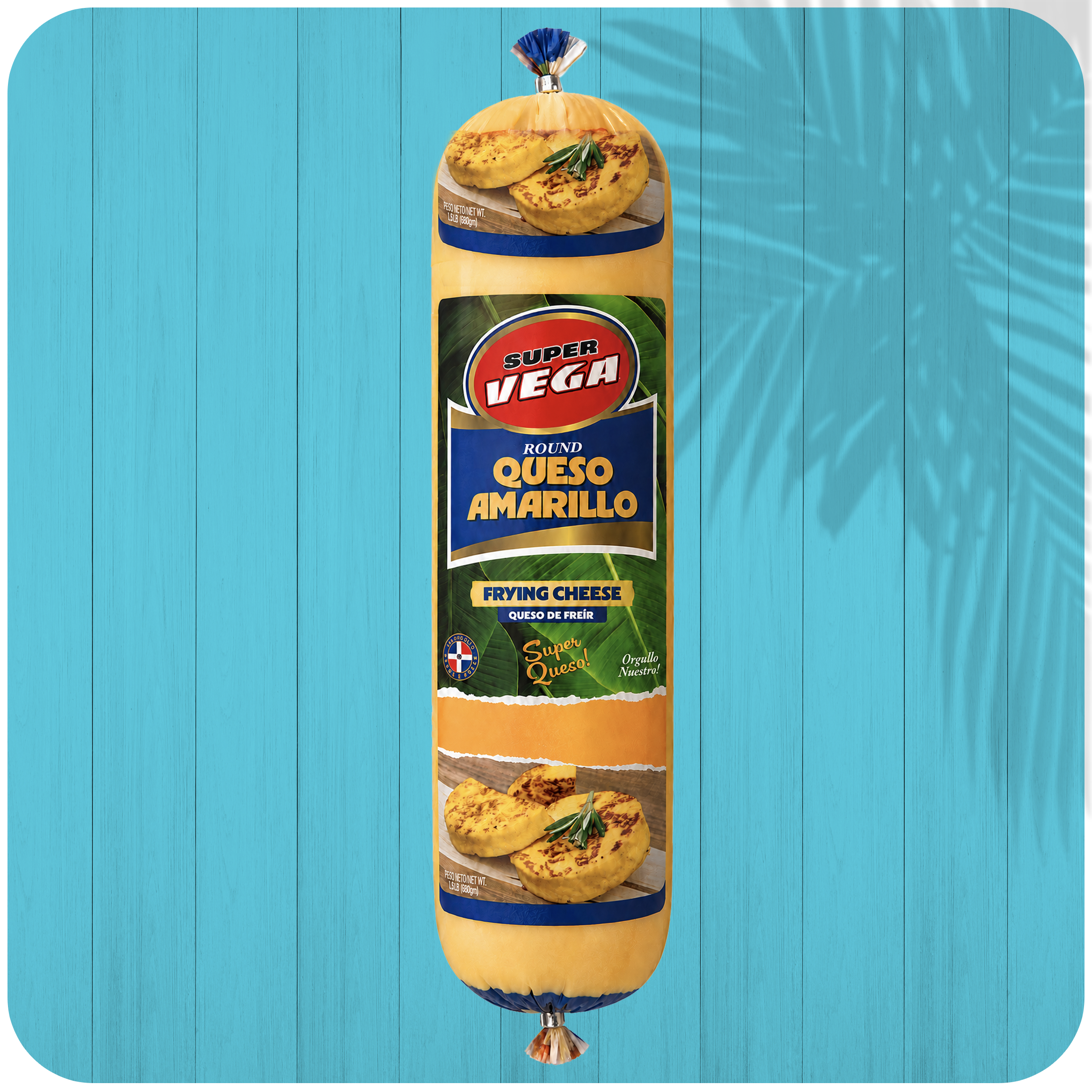 Super Vega Queso Amarillo Redondo