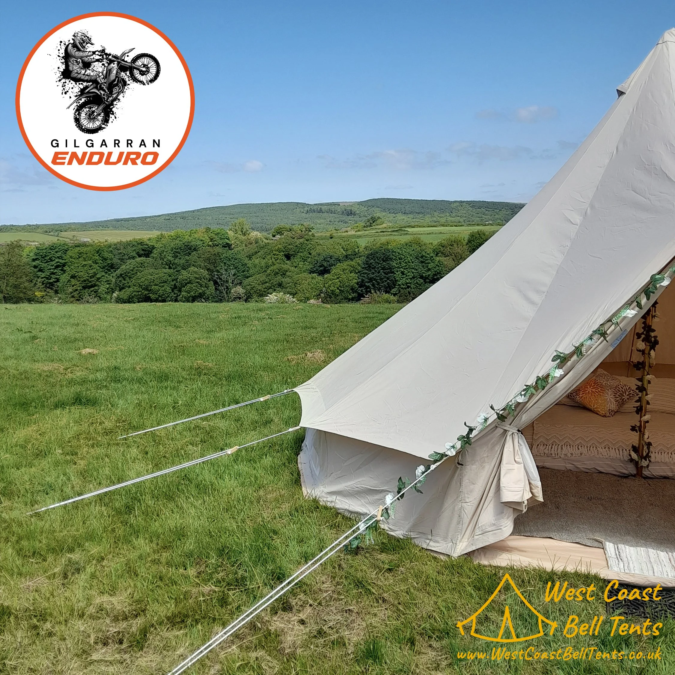 **BELL TENT RENTAL** for Gilgarran Enduro Riders Festival 2026