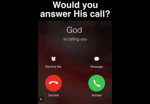 Would you answer His call?