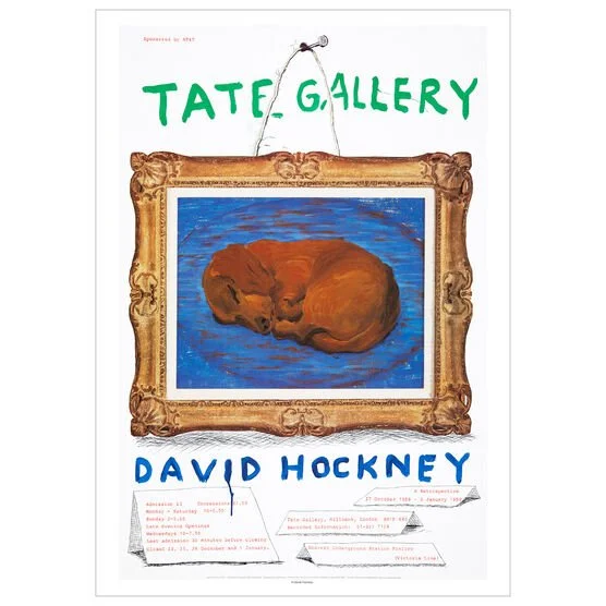 DAVID HOCKNEY DACHSUND POSTER
