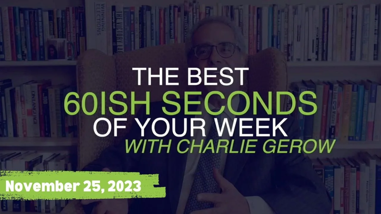 Counting Our Blessings | Best 60ish Seconds