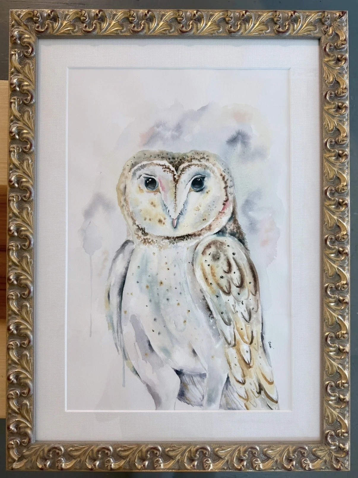 "Lady of the Night" -Framed Original 19x26