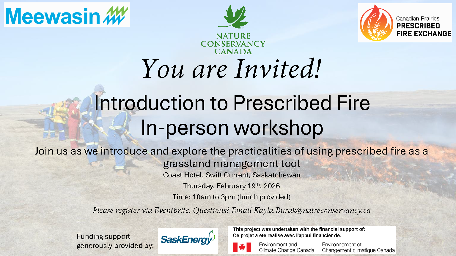 NCC Saskatchewan: Introduction to Prescribed Fire Workshop