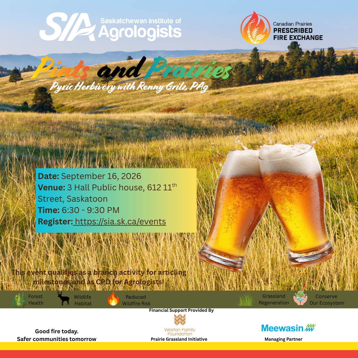 Pints and Prairies: Pyric Herbivory with Renny Grilz, PAg (Distinguished)