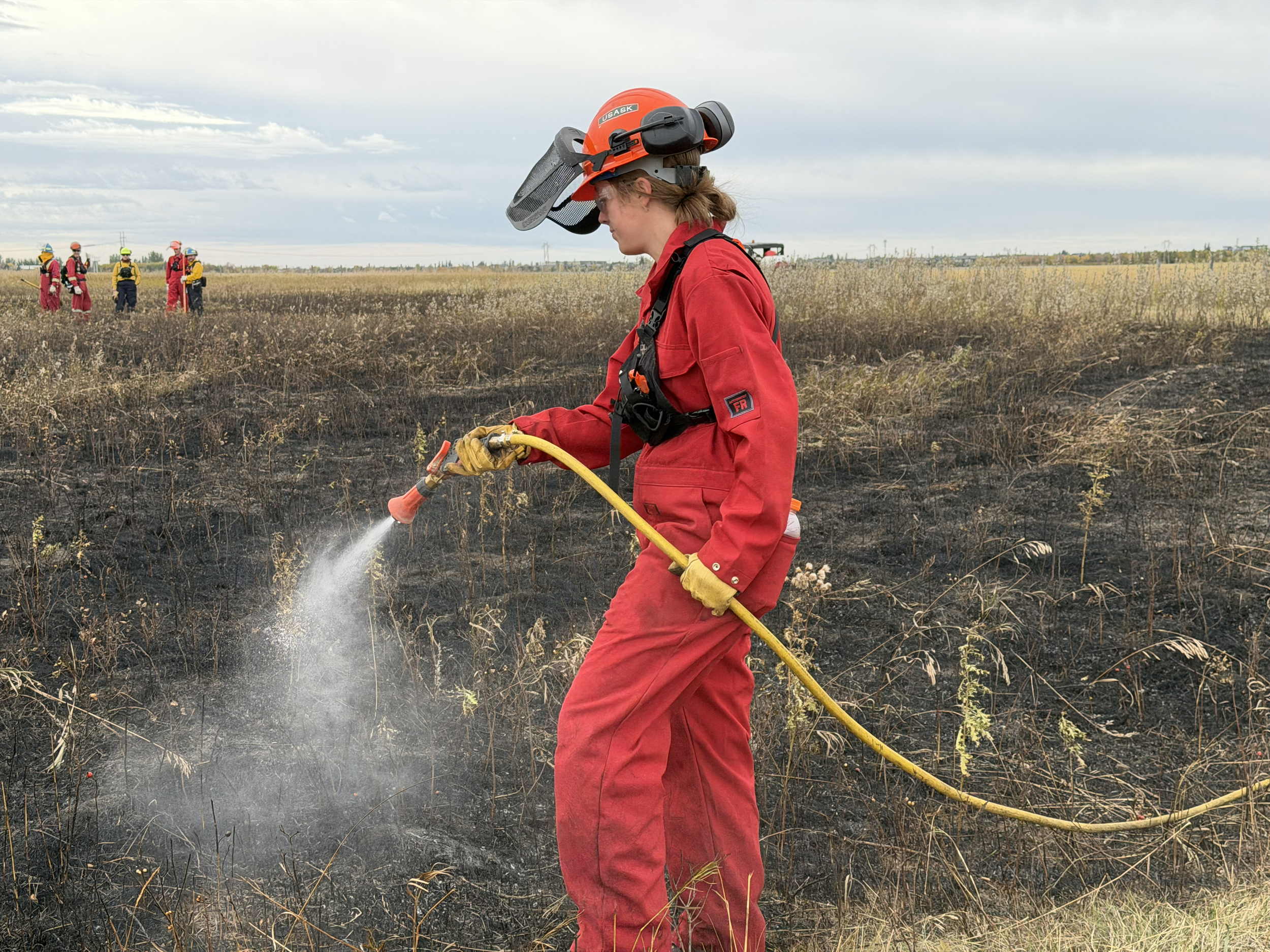 Ensuring that no sparks are left on site.png