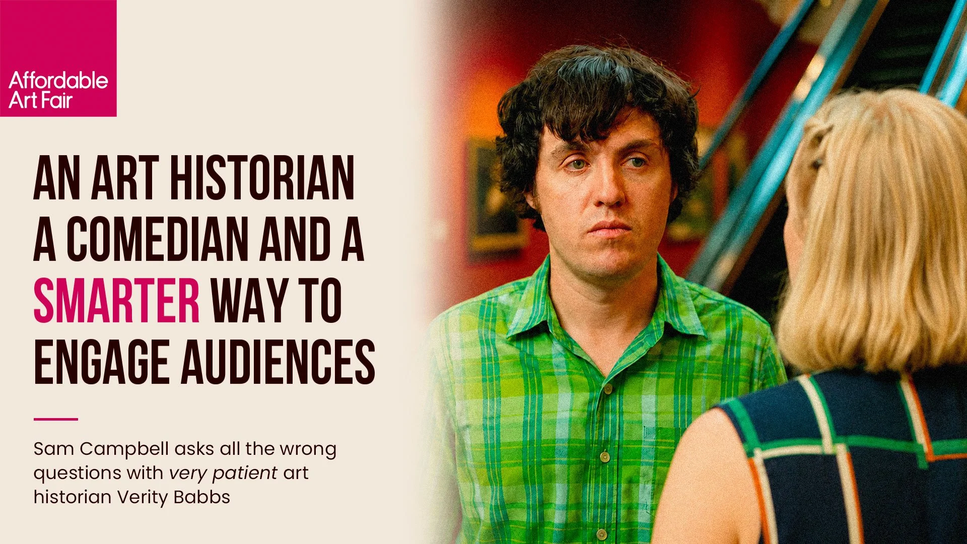 An art historian, a comedian and a smarter way to engage audiences