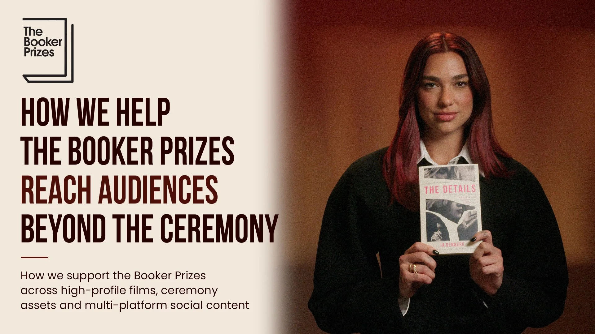 How we help the Booker Prizes reach audiences beyond the ceremony