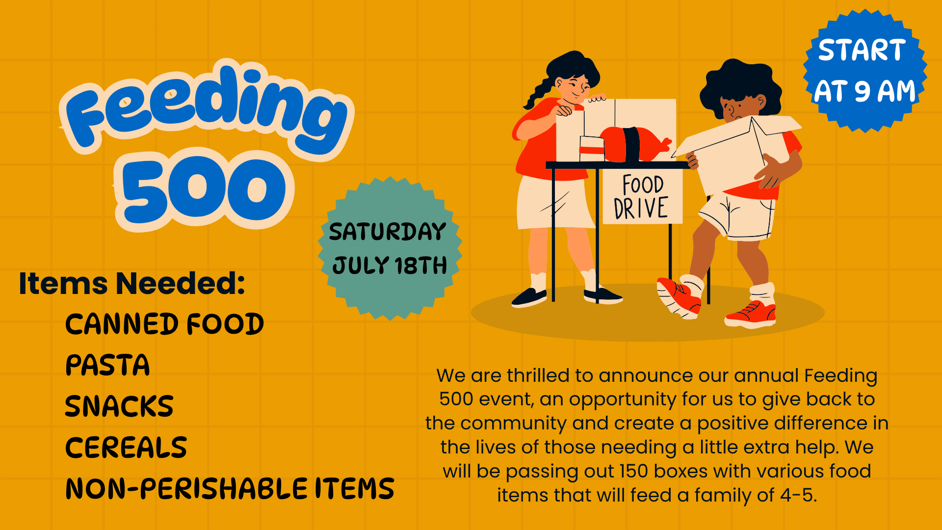 Feeding 500