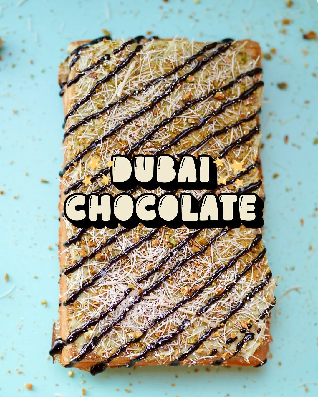 Screw a New Year&rsquo;s resolution diet, we are starting off 2026 right&hellip;

🔥WAFFLE OF THE WEEKish🔥

🍫Dubai Chocolate🍫
👉Dubai Pistachio Schmear
👉Kataifi Pastry 
👉Chocolate Sauce 
👉Pistachio Crumble 

PS&hellip; It&rsquo;s damn good