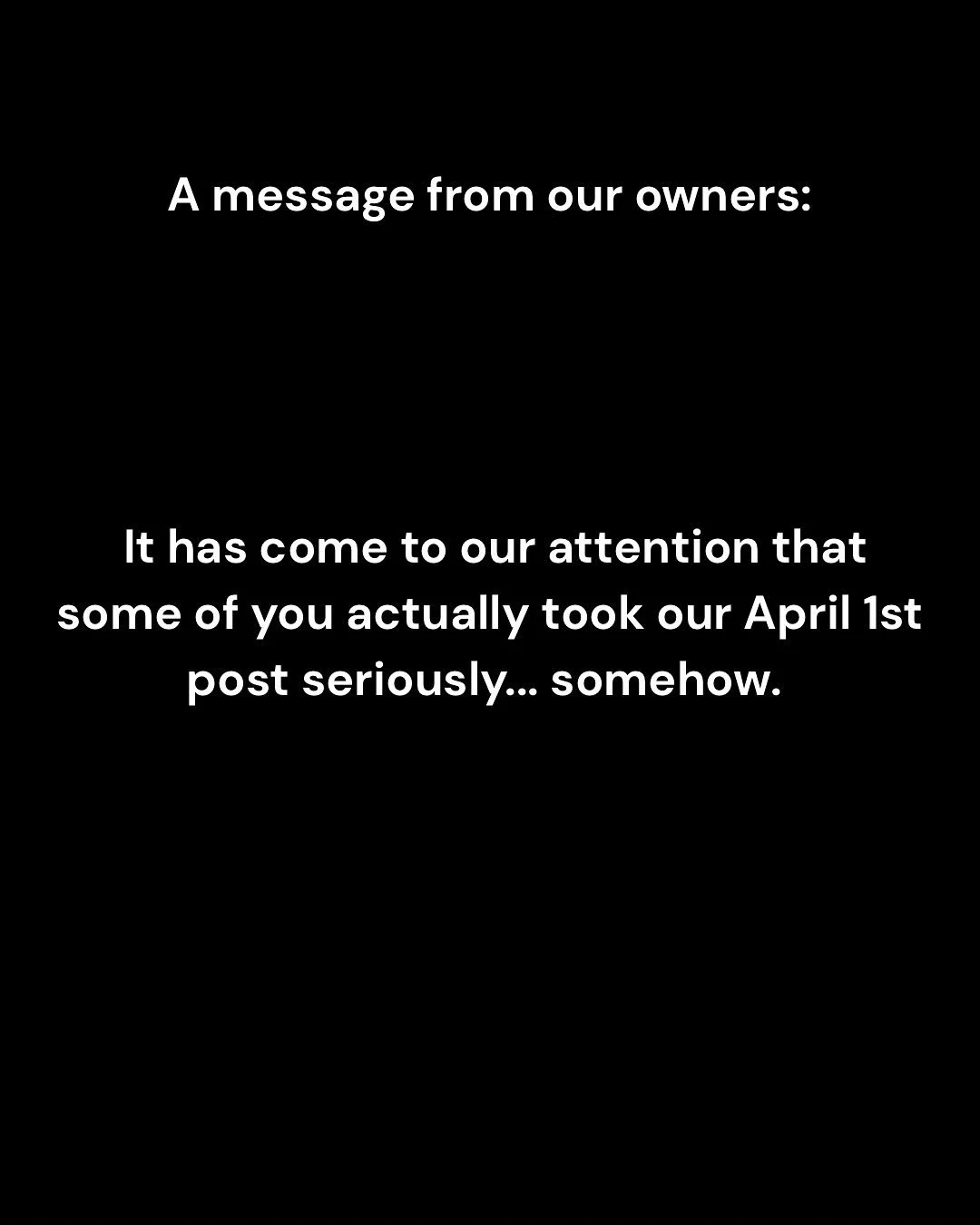 Let&rsquo;s set the record straight 😤