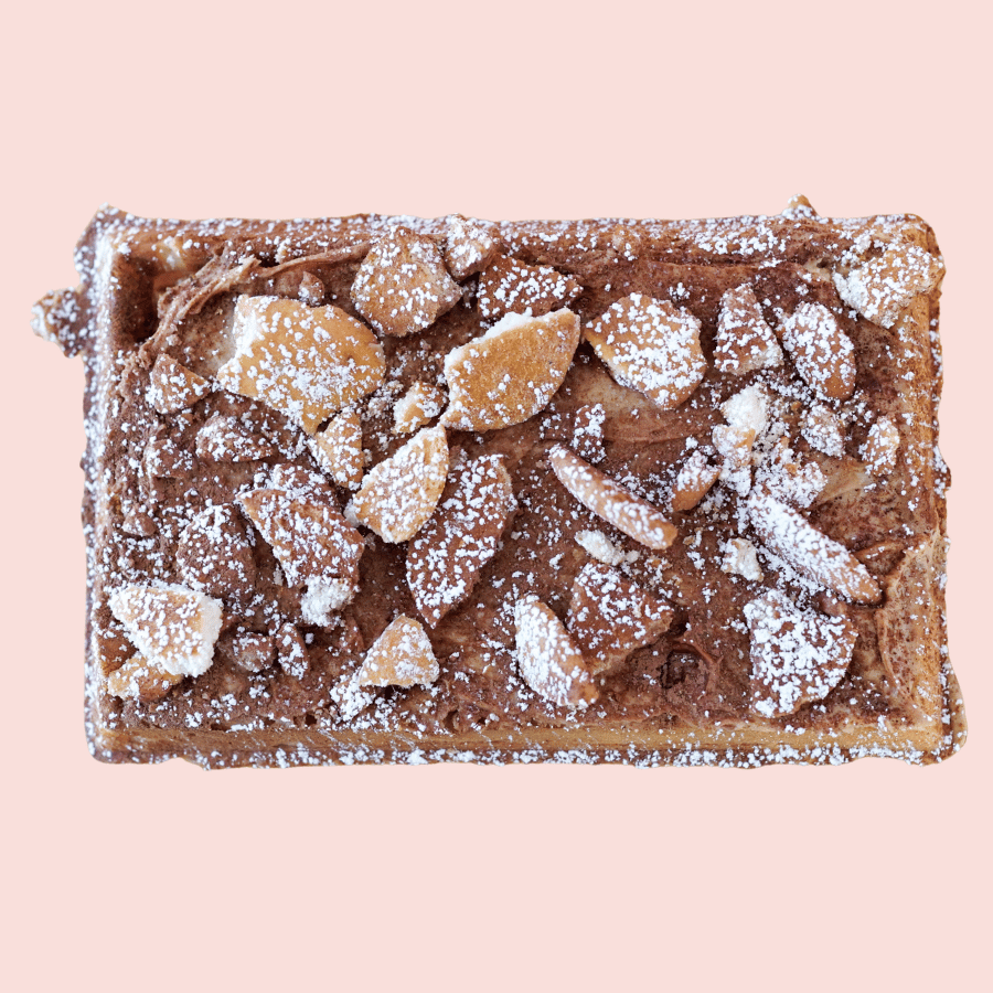 Tiramisurous Rex: tiramisu schmear, nilla wafers, a dusting of cocoa & electric dream coffee