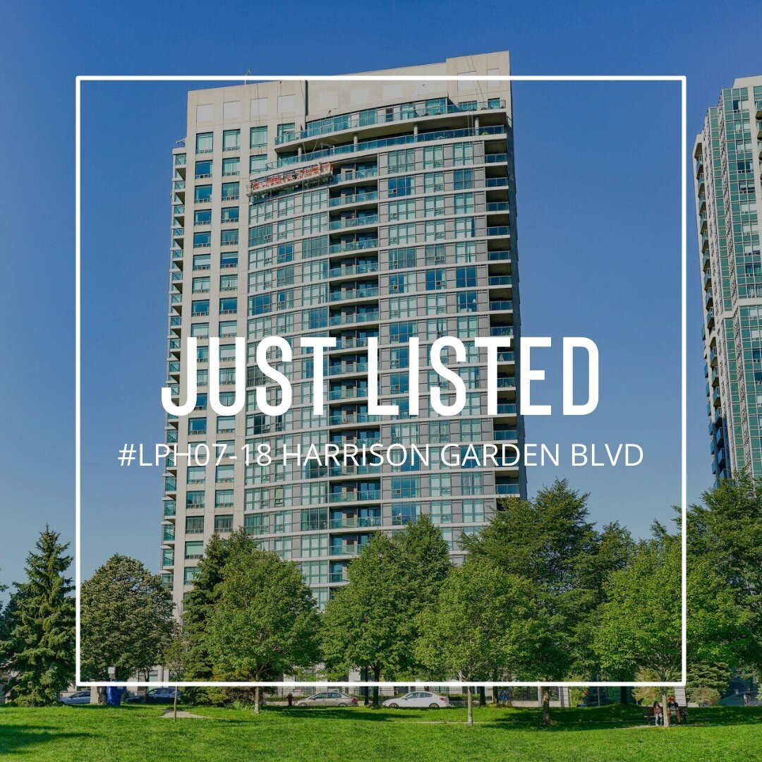 Just Listed! 🔑 #LPH07-18 Harrison Garden Blvd.​​​​​​​​
​​​​​​​​
Located in the highly sought after Residence of Avondale, this LPH condo is not to be missed! Complete with spectacular unobstructed views overlooking a quaint parkette, a functional fl