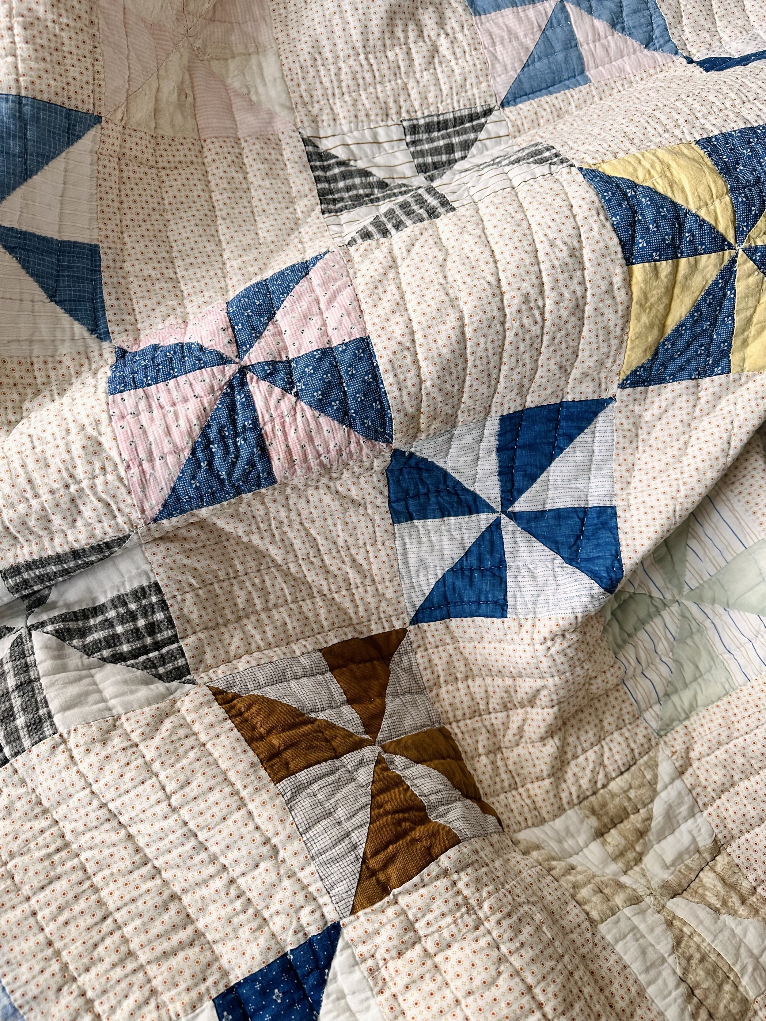 Scrappy Pinwheel Quilt