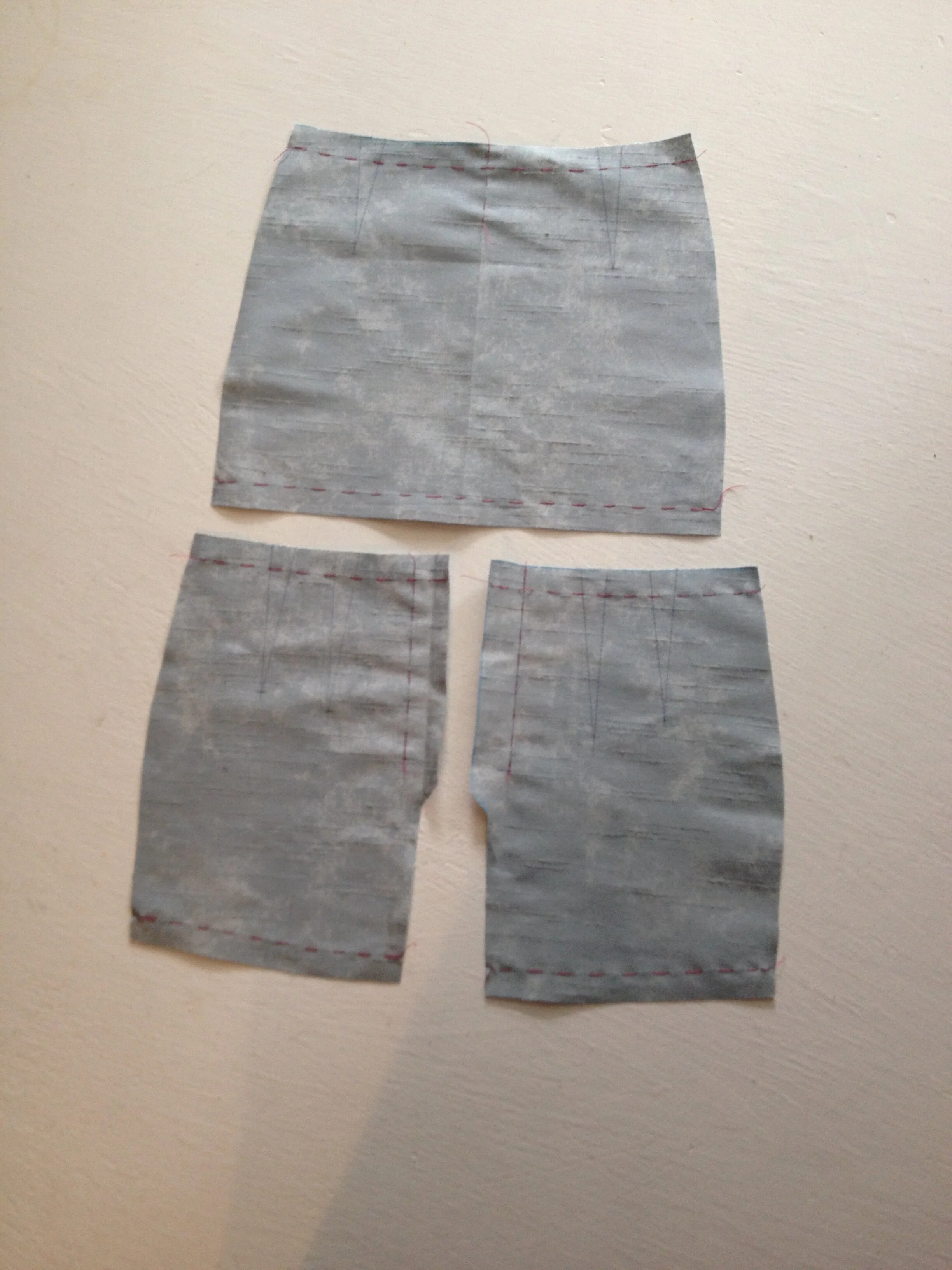 Mini skirt pieces.