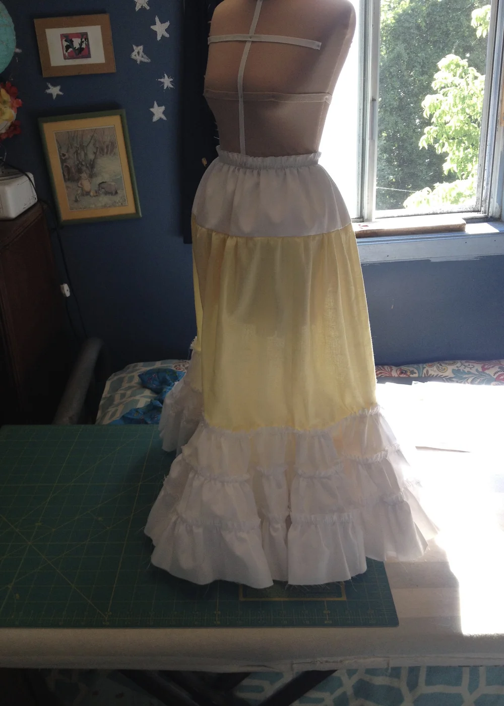 Finished petticoat mock up.