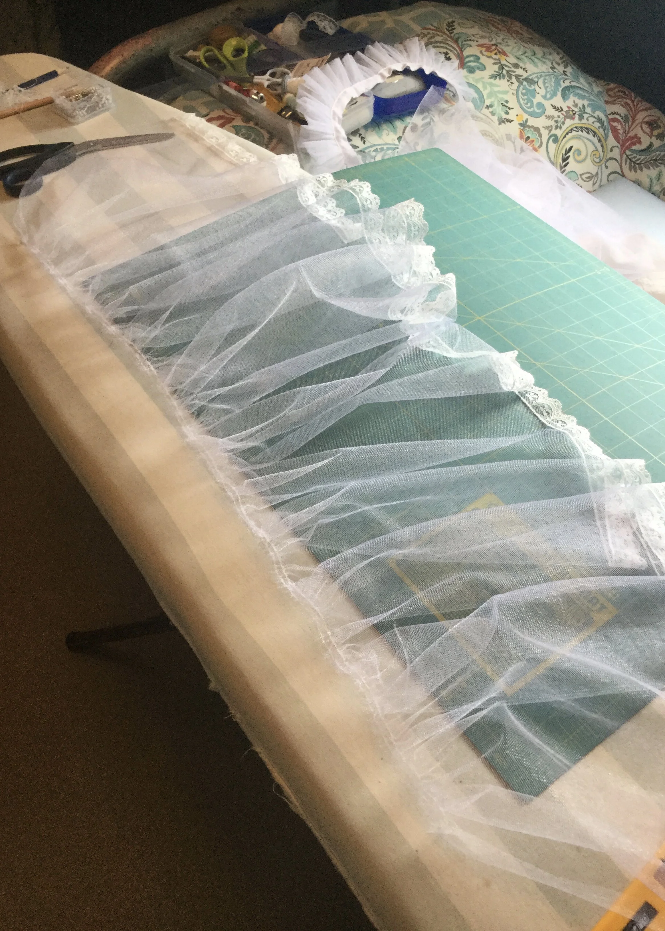 Making one more flounce.